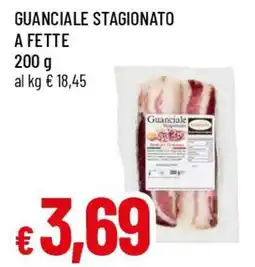 Famila Superstore Guanciale stagionato a fette offerta