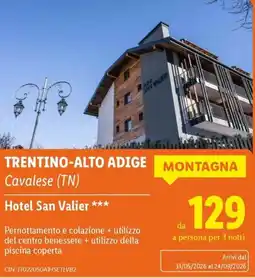 Lidl Hotel San Valier offerta