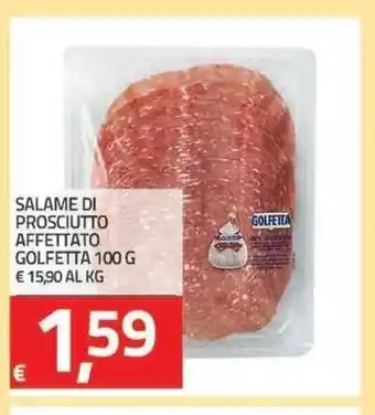 TuoDi Golfetta Salame di Prosciutto Affettato 100g offerta