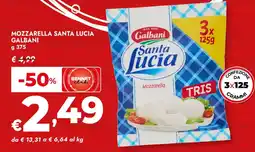 Bennet Mozzarella santa lucia GALBANI offerta