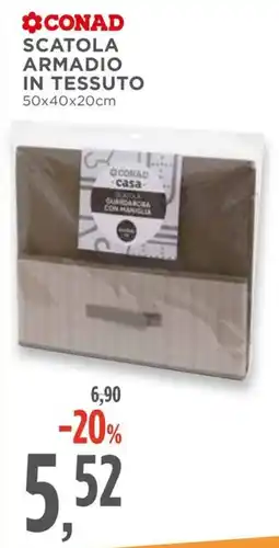 Conad Conad scatola armadio in tessuto offerta