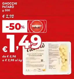 Bennet Gnocchi PATARO offerta