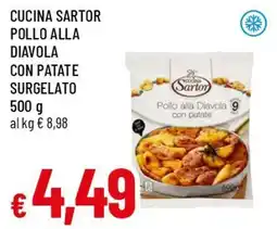 Famila Superstore Cucina sartor pollo alla diavola con patate surgelato offerta