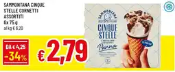 Famila Superstore Sammontana cinque stelle cornetti offerta