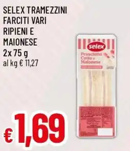 Famila Superstore Selex tramezzini farciti vari ripieni e maionese offerta
