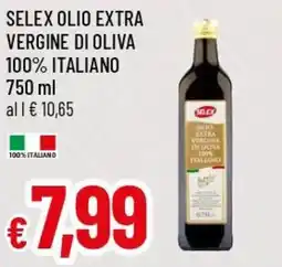Famila Superstore Selex olio extra vergine di oliva 100% italiano offerta
