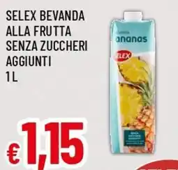 Famila Superstore Selex bevanda alla frutta senza zuccheri aggiunti offerta