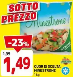 DPiù Cuor di scelta minestrone offerta