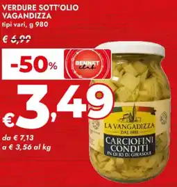 Bennet Verdure sott'olio vagandizza offerta
