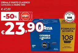 Bennet Crema e gusto classico lavazza a modo mio offerta