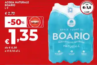 Bennet Acqua naturale BOARIO offerta