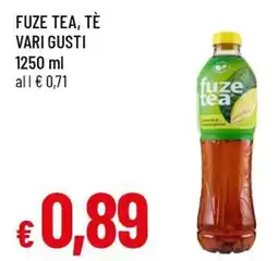 Famila Superstore Fuze tea, tè offerta