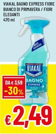 Famila Superstore Viakal bagno express fiore bianco di primavera / fiori eleganti offerta