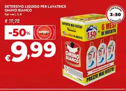 Bennet Detersivo liquido per lavatrice OMINO BIANCO offerta