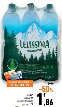 Conad Superstore Acqua LEVISSIMA offerta