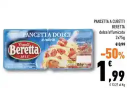 Conad Superstore Pancetta a cubetti BERETTA offerta