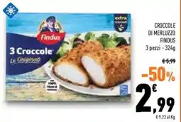 Conad Superstore Croccole di merluzzo FINDUS offerta