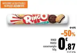 Conad Superstore Ringo pavesi cacao/vaniglia offerta