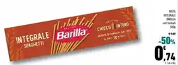 Conad Superstore Pasta integrale BARILLA offerta