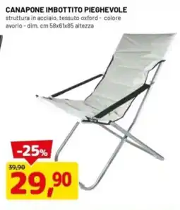 DPiù Canapone imbottito pieghevole offerta