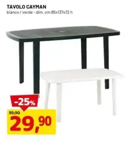 DPiù Tavolo cayman offerta