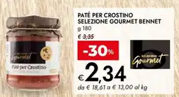 Bennet Paté per crostino SELEZIONE GOURMET BENNET offerta