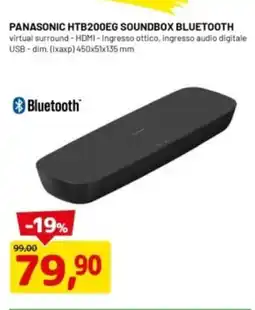 DPiù PANASONIC HTB200EG SOUNDBOX BLUETOOTH offerta