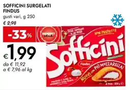 Bennet Sofficini surgelati FINDUS offerta