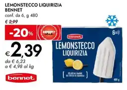 Bennet Lemonstecco liquirizia BENNET offerta