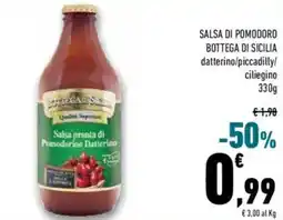 Conad Superstore Salsa di pomodoro BOTTEGA DI SICILIA offerta