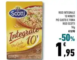 Conad Superstore Riso integrale 10 minuti più gusto e fibra RISO SCOTTI offerta