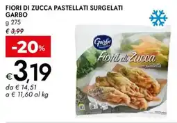 Bennet Fiori di zucca pastellati surgelati GARBO offerta