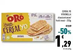 Conad Superstore Cereal yo VITASNELLA offerta