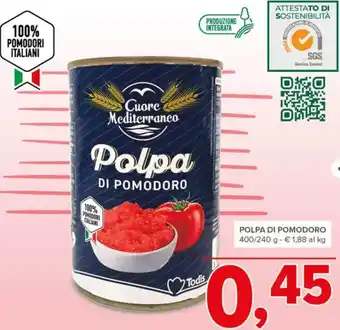 Todis Polpa di pomodoro offerta