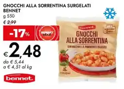 Bennet Gnocchi alla sorrentina surgelati BENNET offerta