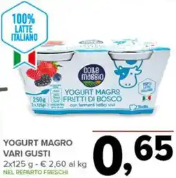 Todis Colle Maggio yogurt magro offerta