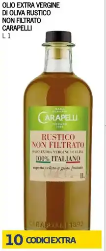 Bennet Olio extra vergine di oliva rustico non filtrato CARAPELLI offerta