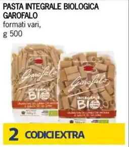 Bennet Pasta integrale biologica GAROFALO offerta