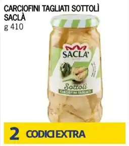 Bennet Carciofini tagliati sottolì SACLÀ offerta