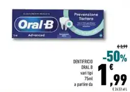 Conad Superstore Dentifricio ORAL B offerta