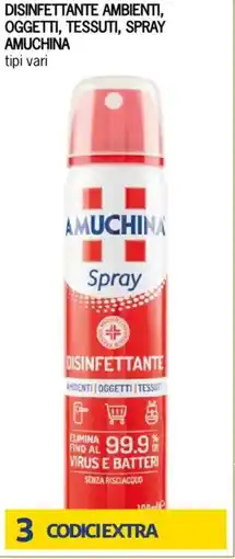 Bennet Disinfettante ambienti, oggetti, tessuti, spray AMUCHINA offerta