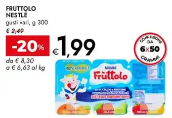 Bennet Fruttolo NESTLÉ offerta