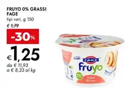 Bennet Fruyo 0% grassi FAGE offerta