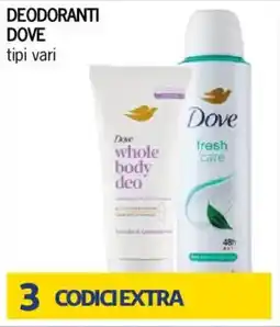Bennet Deodoranti DOVE offerta