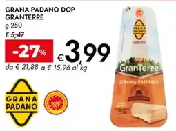 Bennet Grana padano dop GRANTERRE offerta