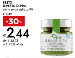 Bennet Pesto IL PESTO DI PRA' offerta