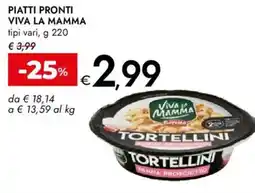 Bennet Piatti pronti VIVA LA MAMMA offerta