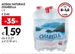 Bennet Acqua naturale CHIARELLA offerta