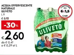Bennet Acqua effervescente naturale ULIVETO offerta