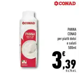 Conad Superstore PANNA CONAD per piatti dolci e salati offerta